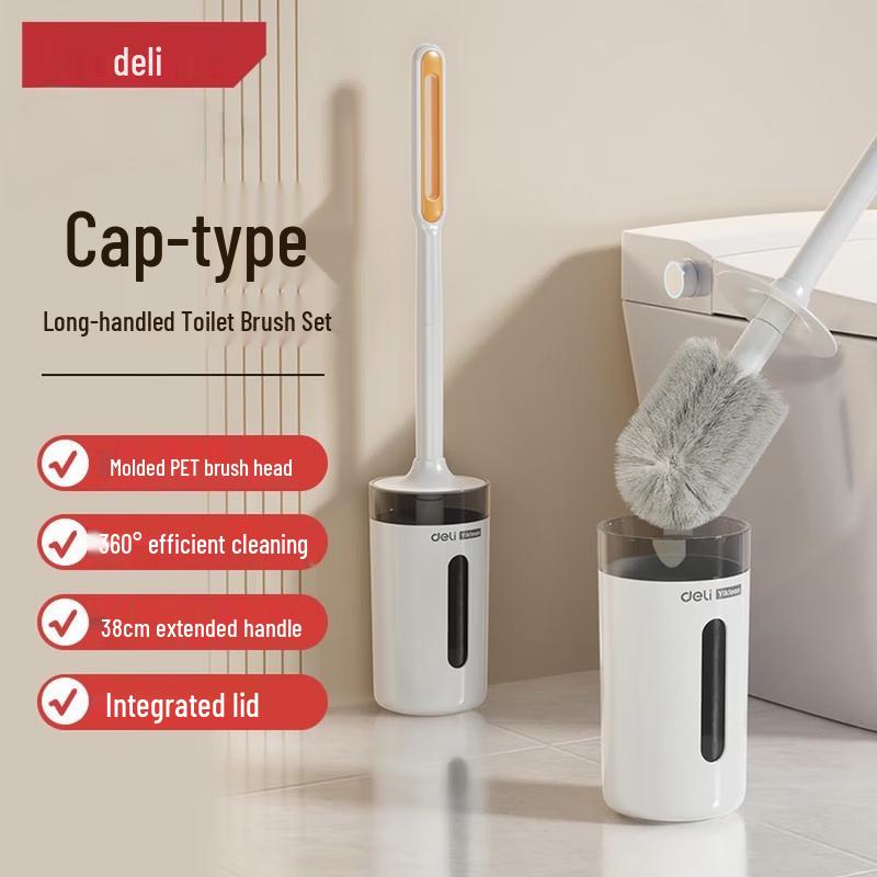 

Deli DL-YKJ106 Extended Handle Toilet Brush Set