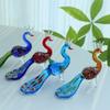 Creative Handmade Miniature Glass Peacocks Hedgehog Birds Animal Ornaments Home Study Bedroom Tabletop Decoration Gift 2026 New