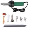 Kit de Máquina de Soldadura por Aire Caliente de 1600W Herramientas de Soldadura Térmica para Plásticos Set con Boquilla de Velocidad de Soldadura yamp; Máquina de Soldadura de Plásticos con Varilla Rodillo