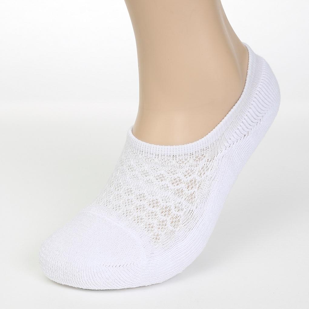 Inpara Men s Dot Sneaker Socks (White) (M)/Socks