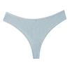 Low Waist Plus Size Solid Color Panties Breathable Sports Triangle Women’s Thong Panties