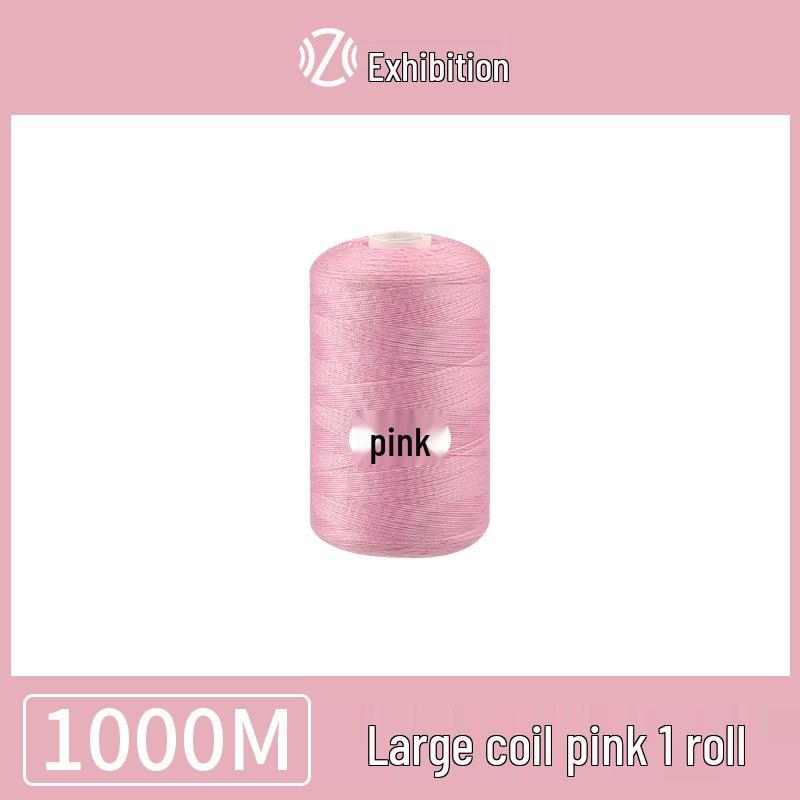 Polyester Sewing Thread - 1000 Yards for Garments & Crafts, Assorted Colors, Small Spool