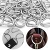 10-20pcs Metal D Ring Adjustable Buckle Clasp For Webbing Backpacks Straps Bags Cat Dog Collar Chain Buckles DIY Accessorie