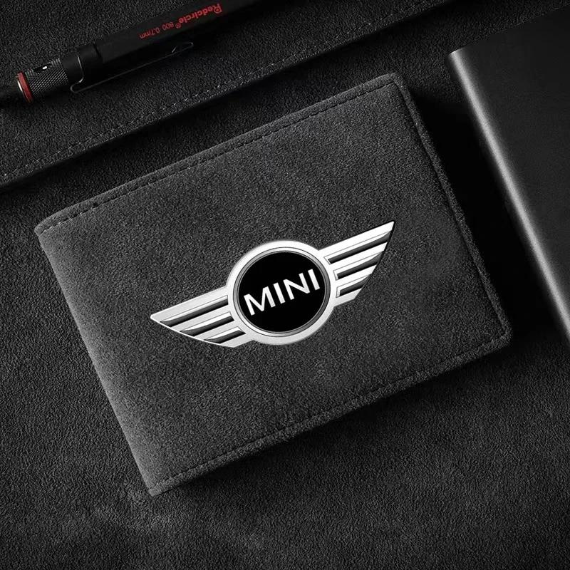 For BMW M 1Pcs Car Emblem Driver License Cover ID Credit Card Holder For BMW Mini Cooper R56 R50 R53 F56 R60 2011 2012 2013 2018