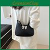 Chic Spring Collection Korean Style Trendy Small Crossbody Bag For Women In Black Pink White Silver And Khaki