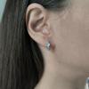 Silver Earrings with Cubic Zirkonia (2180791)