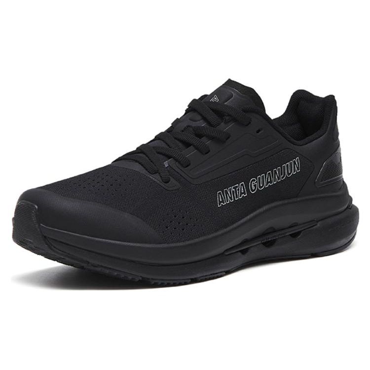 Anta Lightning Blade Nitrogen Technology Shock Absorbing Breathable Low Top Running Shoes Women sneaker Black 122245510A-3