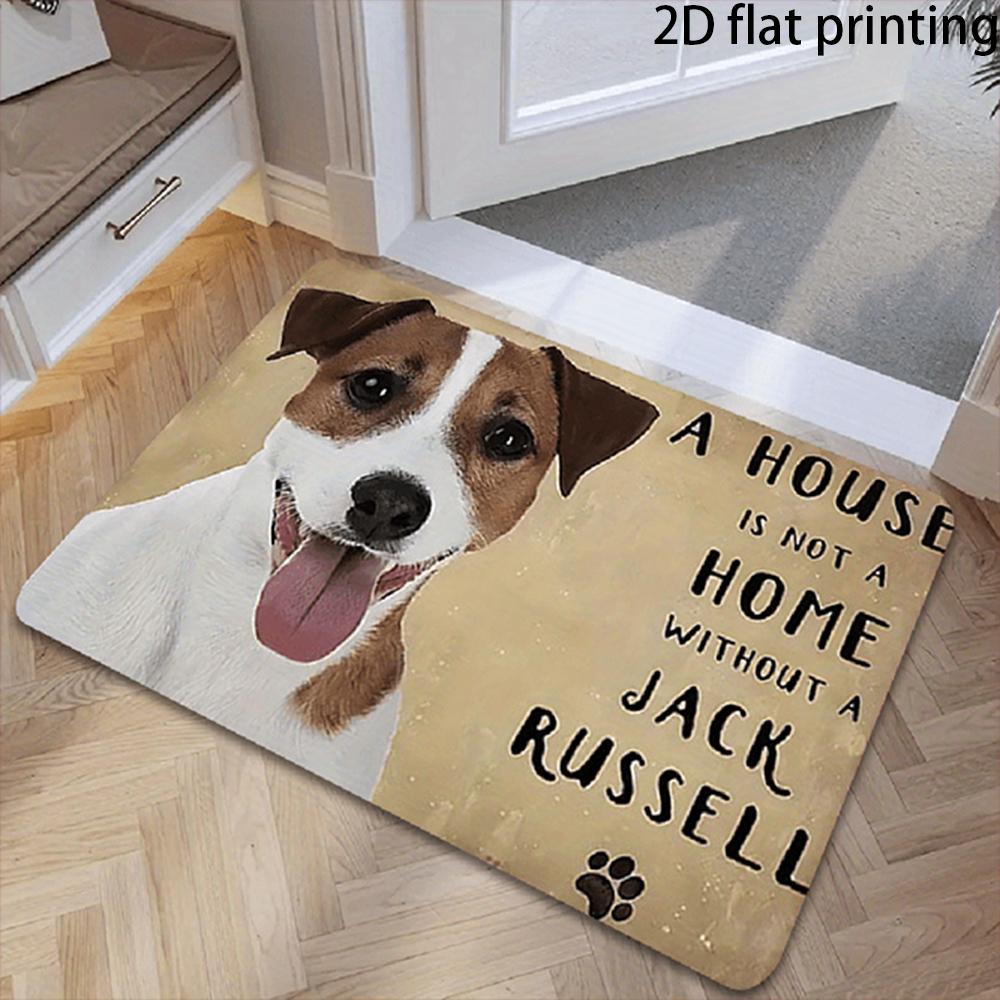 2D Flat-1PC Cute Dog Doorway Welcome Mats , Welcome mats for home decoration.