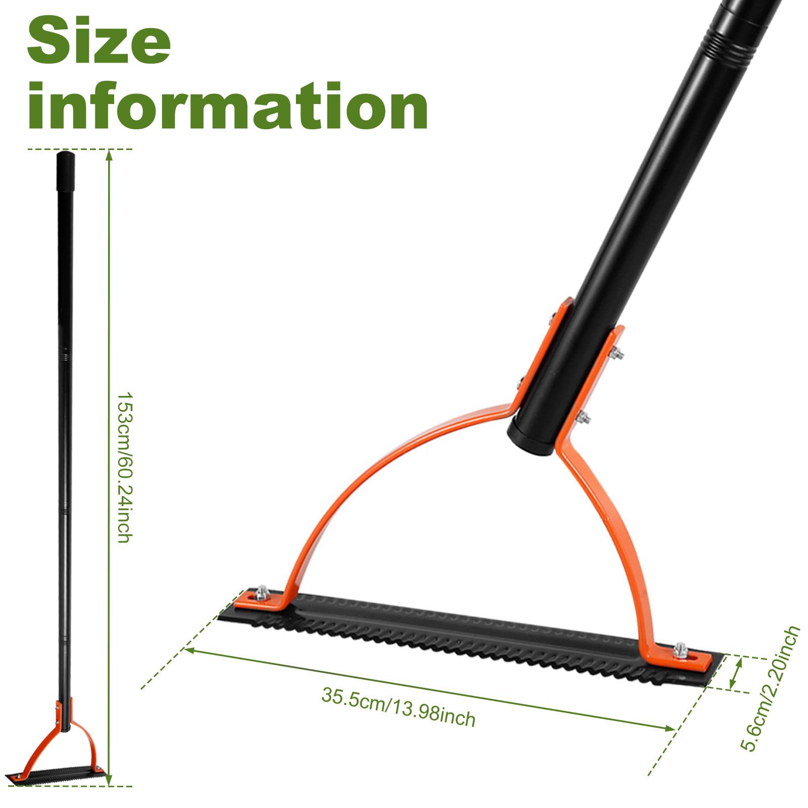 

Резак для травы 60 дюймов, инструмент для удаления сорняков, стоячий, прочный, с длинной ручкой для удаления сорняков во дворе, садовые инструменты чёрный