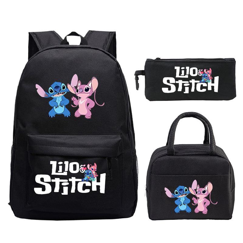 Peripheral Animation Backpack Cartoon Printing Primary And Secondary School Students Schoolbag Three-Piece Set no specifications