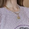 MAXZA Emblem Embroidery Puff Sleeve Tweed T shirT zc10qT602on