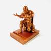 1Pcs Desk Accessories Armored Retro Soldier Pen Holder Warrior Pencil Stand Knight Desk Small Statue Ornaments