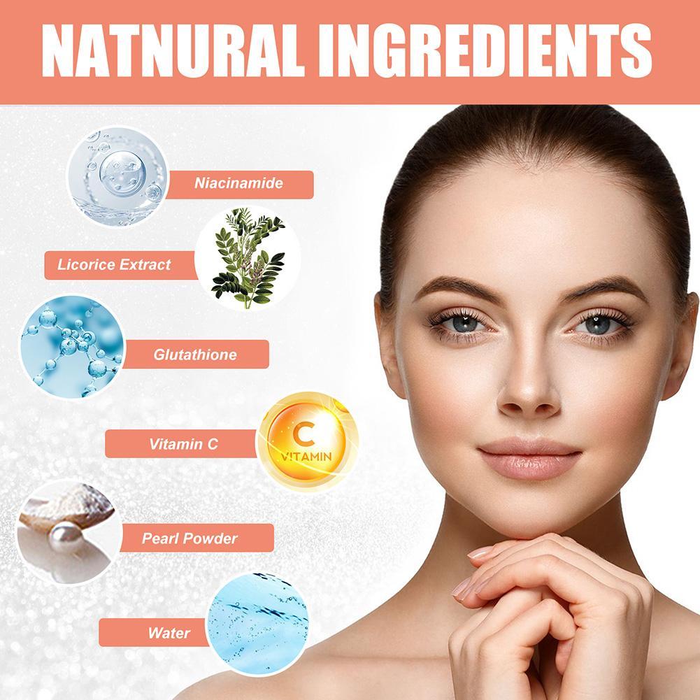 Bleaching Gesicht Creme Straffende Feuchtigkeitsspendende Hebe Teint Verjüngung Bleichen Ton Erhellen D1H6