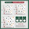 Cartoon Christmas Pillowcase Printed Polyester 40/45/50cm Throw Pillowcover Decorative Sofa Cushion Pillowslip Home Decor