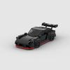 8-Stud Gem Jetta Racing Car MOC Building Blocks Compatible with Lego Speed Series