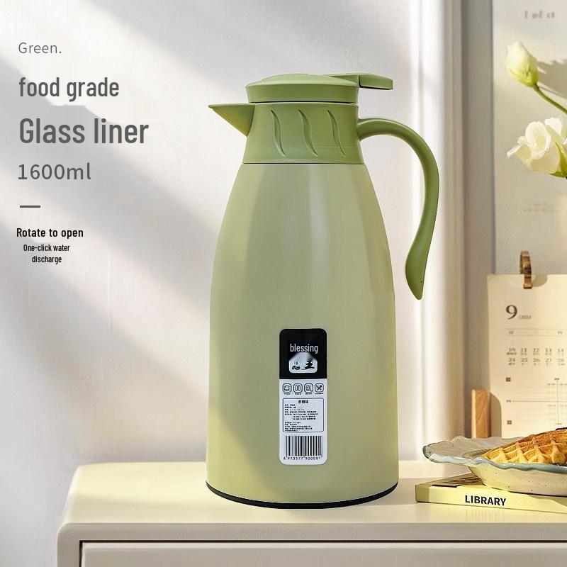 Large Capacity Thermos Flask for Home or Office - Inner Liner Water Bottle Perfect for Hot Water