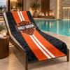Beach Towel with Harley-Davidson Design, Quick Dry Lightweight Towel for Swimming Pool Travel