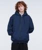 Stripe Zip-Up Hoodie (Navy)