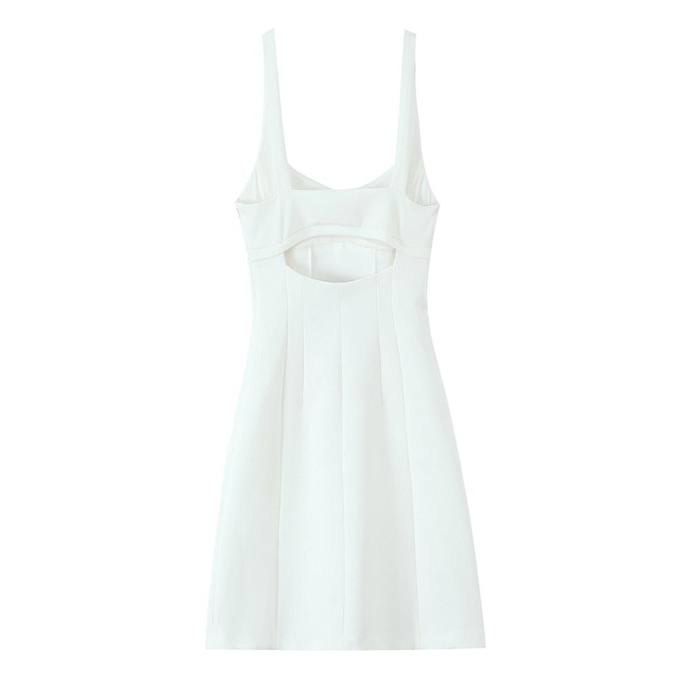 2025 Spring/Summer Women's Sweet Hollow-Out Slim Fit Camisole Dress