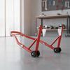 HeavyDuty Motorcycle Front Wheel Stand | Sturdy Tubular Iron Frame, Secure Clamp, Support