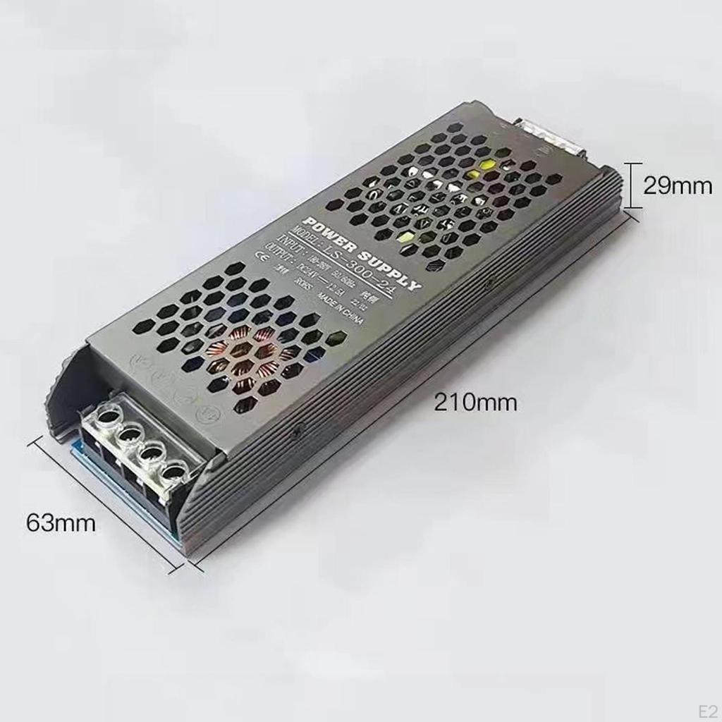 LED Power Supply Transformer Driver Compact Source Adapter 24V 300W 220V AC to
