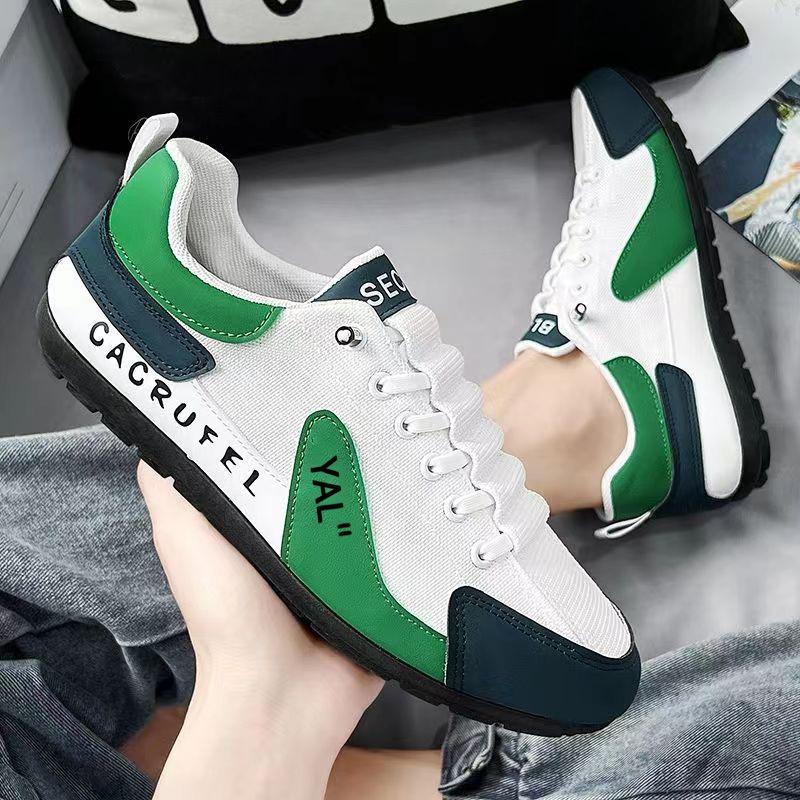 Letnie nowe buty Doudou męskie oddychające i wszechstronne modne jednopedalne niskoprofilowe siateczkowe buty casualowe do biegania