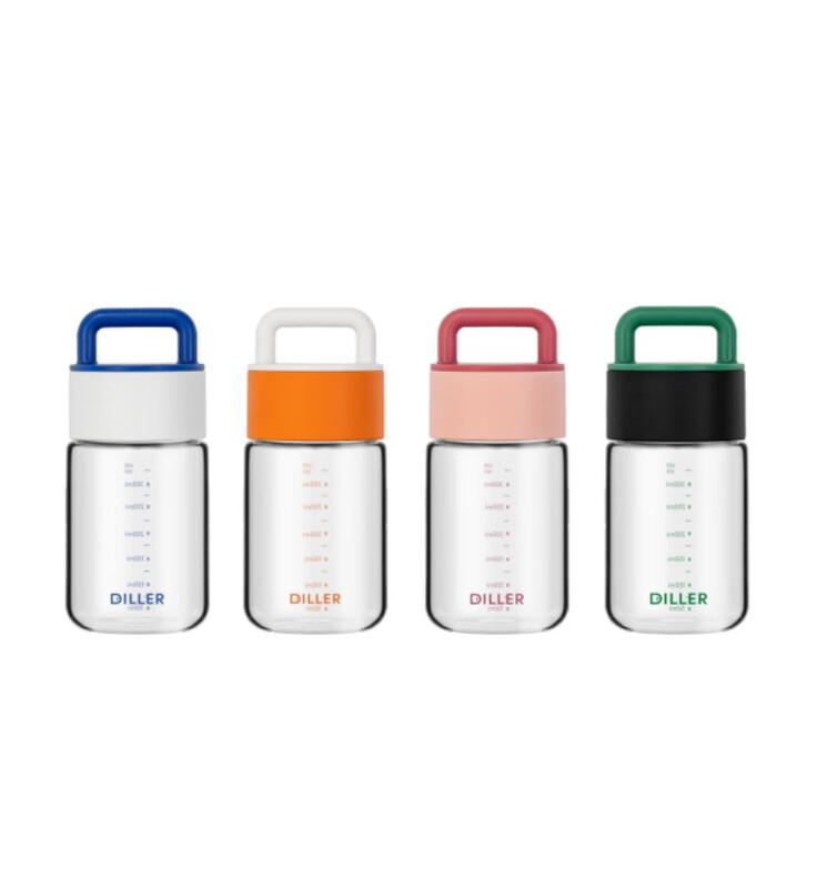 

Diller Portable Glass Water Bottle