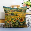 Beautiful Warm Landscape Paintings Pillow Case Printed Brushed Fleece Pillow Baby Skin-Touch Eco-Friendly Dye-Sublimat
