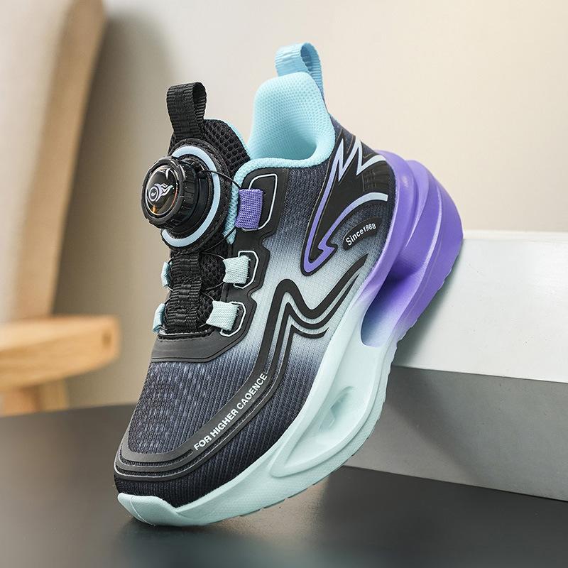 Boys' shoes, sports shoes, autumn 2025 new children's soft-soled non-slip running basketball shoes, medium and large children and students are bre