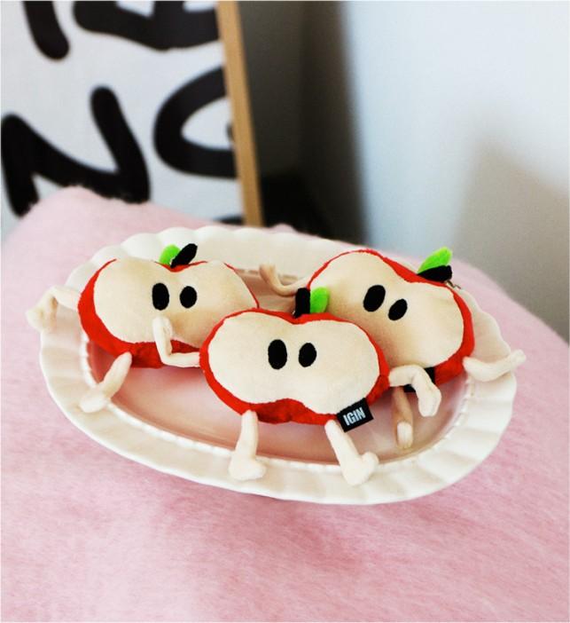 Plyšový přívěsek Appuri - Roztomilý doplněk na tašku (Červená, Polovina, Černá) | Styl volby Jina z K-popové skupiny BTS