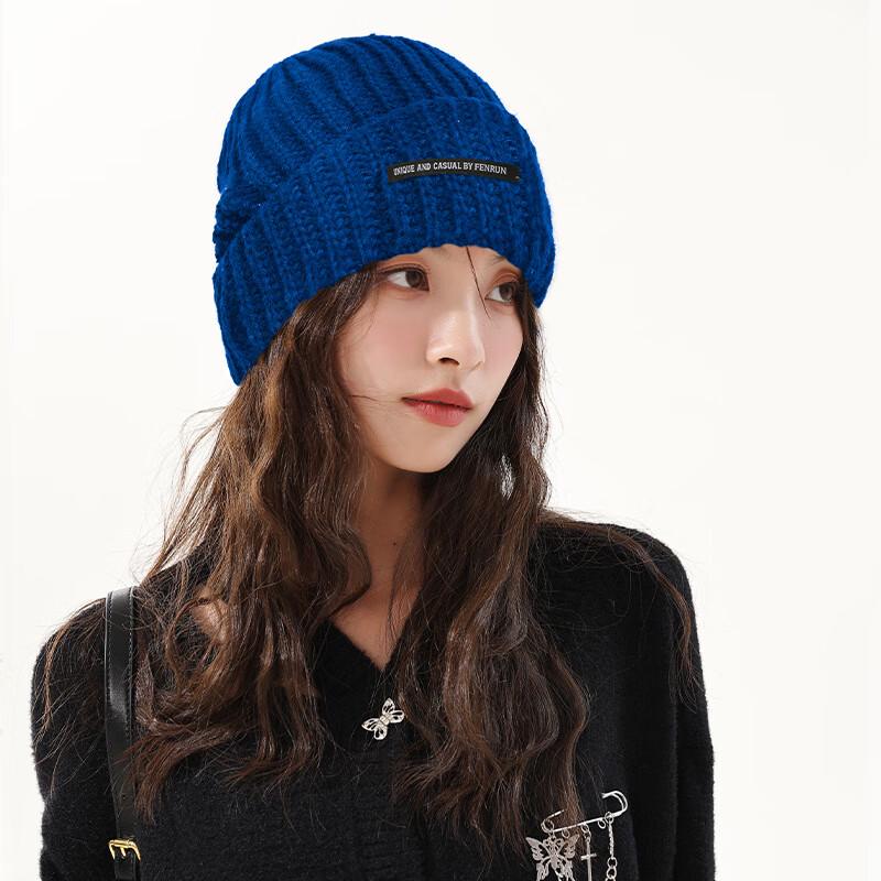 ZHENYUEQI Winter Chunky Knit Beanie Hat Adjustable