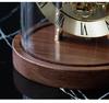 Black Walnut Solid Wood Alarm Clock with Night Light: Pure Time Mechanical Movement