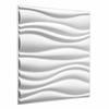 Wall Panels 12 Pcs White 50 X 50 Cm