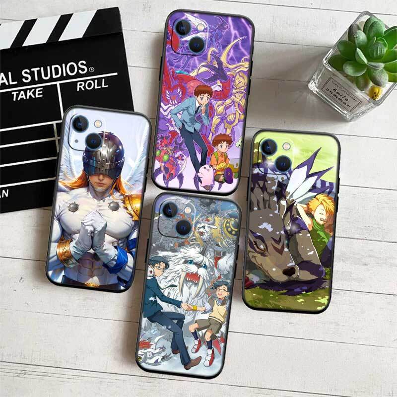 D-Digimons Phone Case for Redmi Note 12 12S 12C 13 13C 13R 14 14S 14R 14C 11A 13X A3 A3X A4 A5 Pro Max Plus