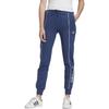 Adidas Originals Letter Logo Print Drawstring Casual Mid Waist Sports Pants Women Pants Blue FM2491