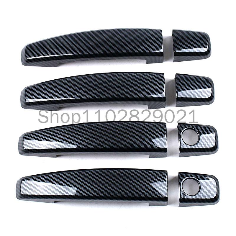 Car Door Handle Cover Trim Sticker Styling Scratch Resistant Auto Accessories For Opel Mokka J13 2012-2017 2016 2015 2014 2013