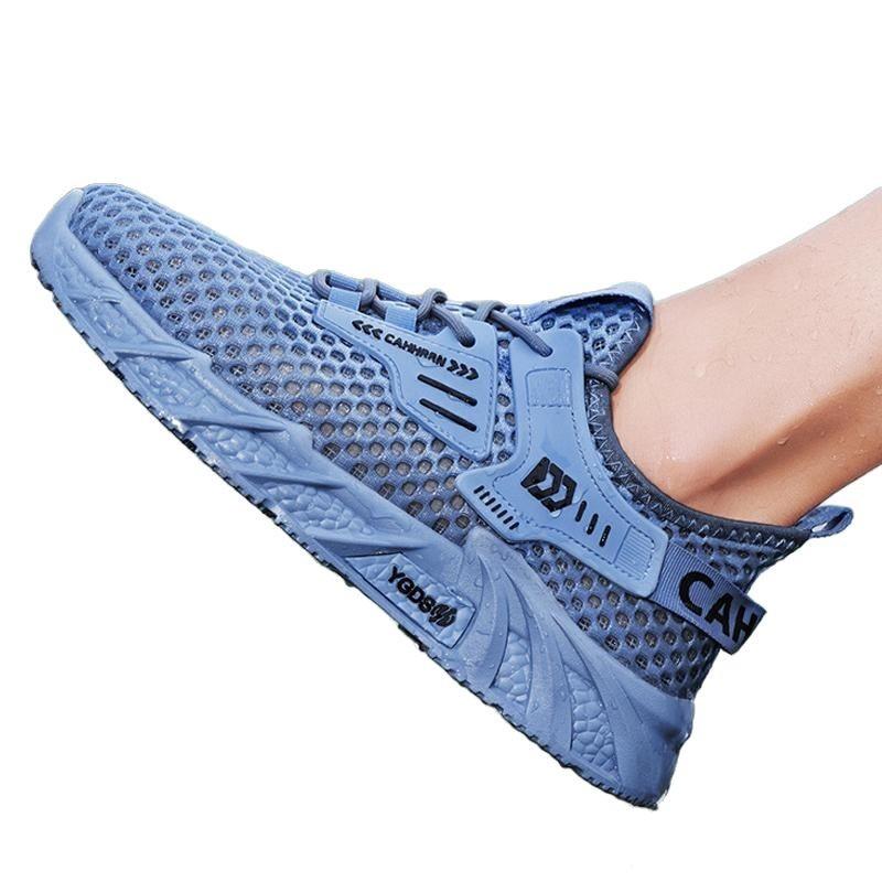 Men's shoes summer breathable and quick-drying shoes lightweight casual sports shoes young and young wading shoes retractable stream shoes mesh tide