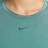 Nike One Classic Dri-FIT Solid Logo Quick-Dry Classic Round Neck Short Sleeve T-Shirt Women Tops Coastal-Blue FN2799-361