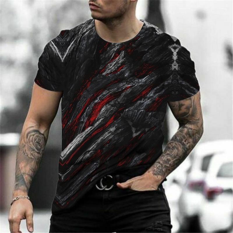 New Fashion Men Viking Tattoo Art T Shirt 3D Print T-shirts Short Sleeve Casual Tops