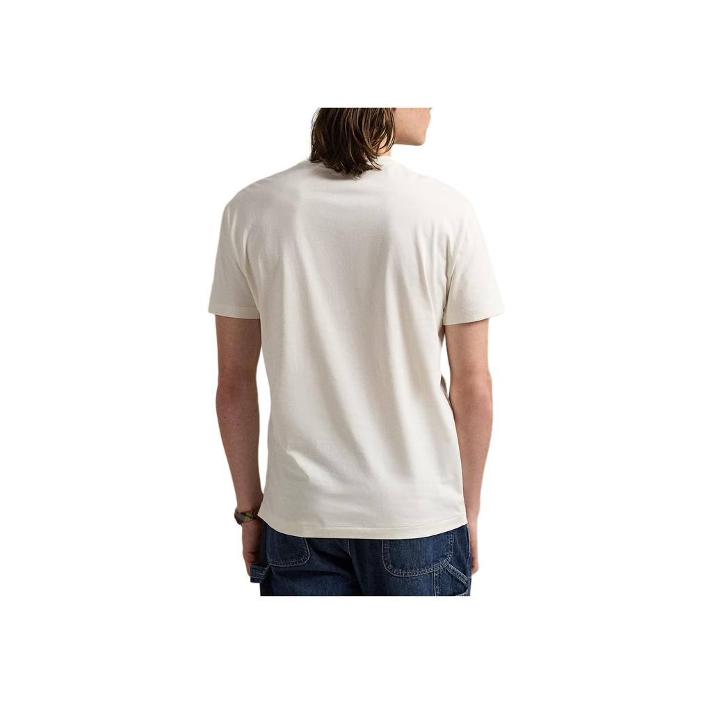 Polo Ralph Lauren Classic Fit Logo Knit T-Shirt Men Tops White 710972663-001