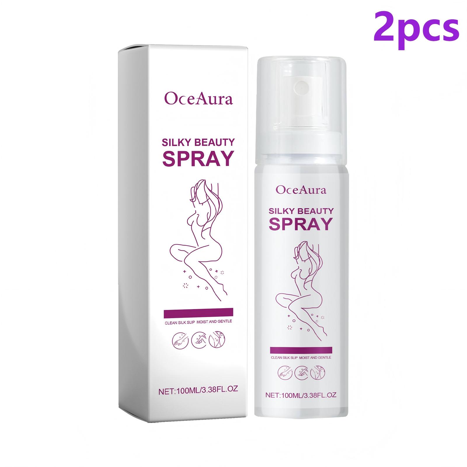 OceAura Lichaamshaarverwijderingsspray Pijnloze Haargroeiremmende Spray voor Oksels en Benen Zijdezacht Huidverzorgende Spray Haarderingsschuim