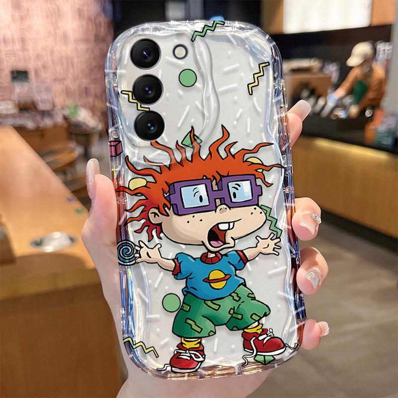 R-Rugrats Wave Case for Samsung Galaxy A36 A35 A34 A33 A32 A31 A30 A20 A24 A23 A22 A21S A20S A16 A15 A14 A13 4G A12 5G Cover