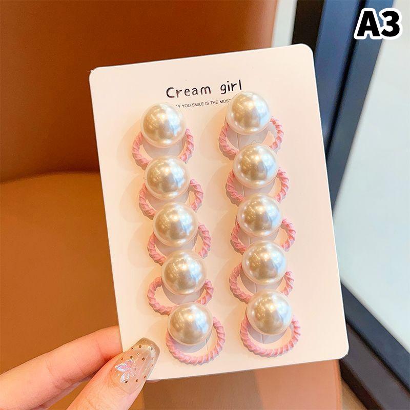 

10pcs/set Cute Baby Girl Hair Love Bands Cartoon Love Heart Star Hair Ties Toddler Elastic Rubber Band Kids Hair Ropes Headwear