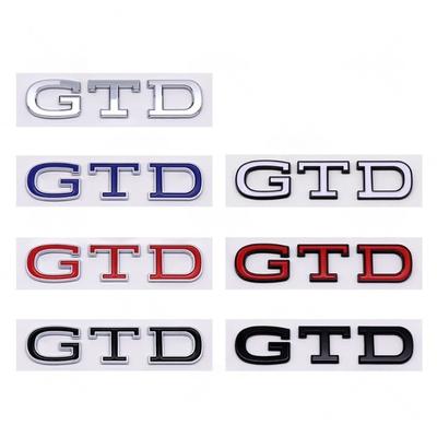 1 buc. Decal 3D ABS pentru Portbagajul din Spate al Mașinii, Insignă cu Litere Logo GTD, Autocolante Pentru Golf 4 5 6 7 MK4 MK5 MK6 MK7 Accesorii Embleme