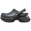 Little Dolphin Casual Retro Clogs Women Clogs Black Sand Gray 212811-0LD