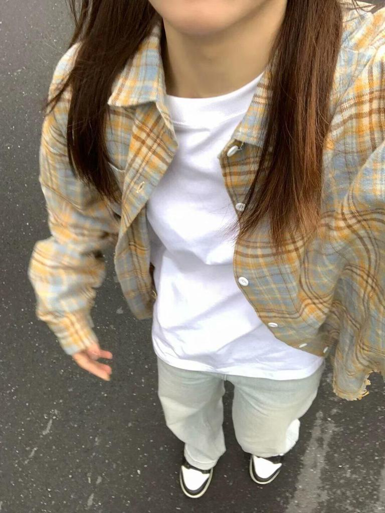 2025 Retro Plaid Men's Loose Oversize Shirt - Spring/Autumn High-End Top