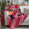 Cartone Animato S-Sicurezza-Sceriffo Labrador-S Coperta Calda Morbida Adatta per Camera da Letto Divano Letto Soggiorno Ufficio Viaggio Campeggio Regali