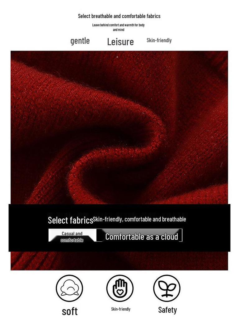 Girls' Fashionable Three-Piece Set: Knitted Vest, Polka Dot Shirt & Wide-Leg Pants for Spring/Autumn