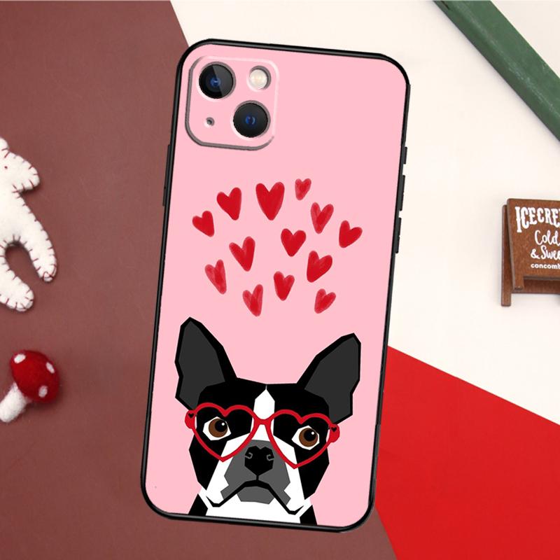 

Boston Terrier Dog Case For iPhone 14 Pro Max 16 15 11 12 13 17 Pro Max mini 15 16 Plus 16e 17 Air Back Cover iPhone 14Pro MAX