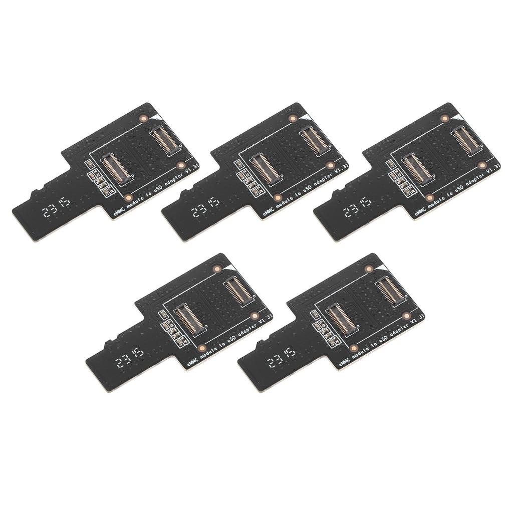 5 Pcs EMMC to USD Board Produce Intermittent Images Precise EMMC to Storage Card Adapter Board for